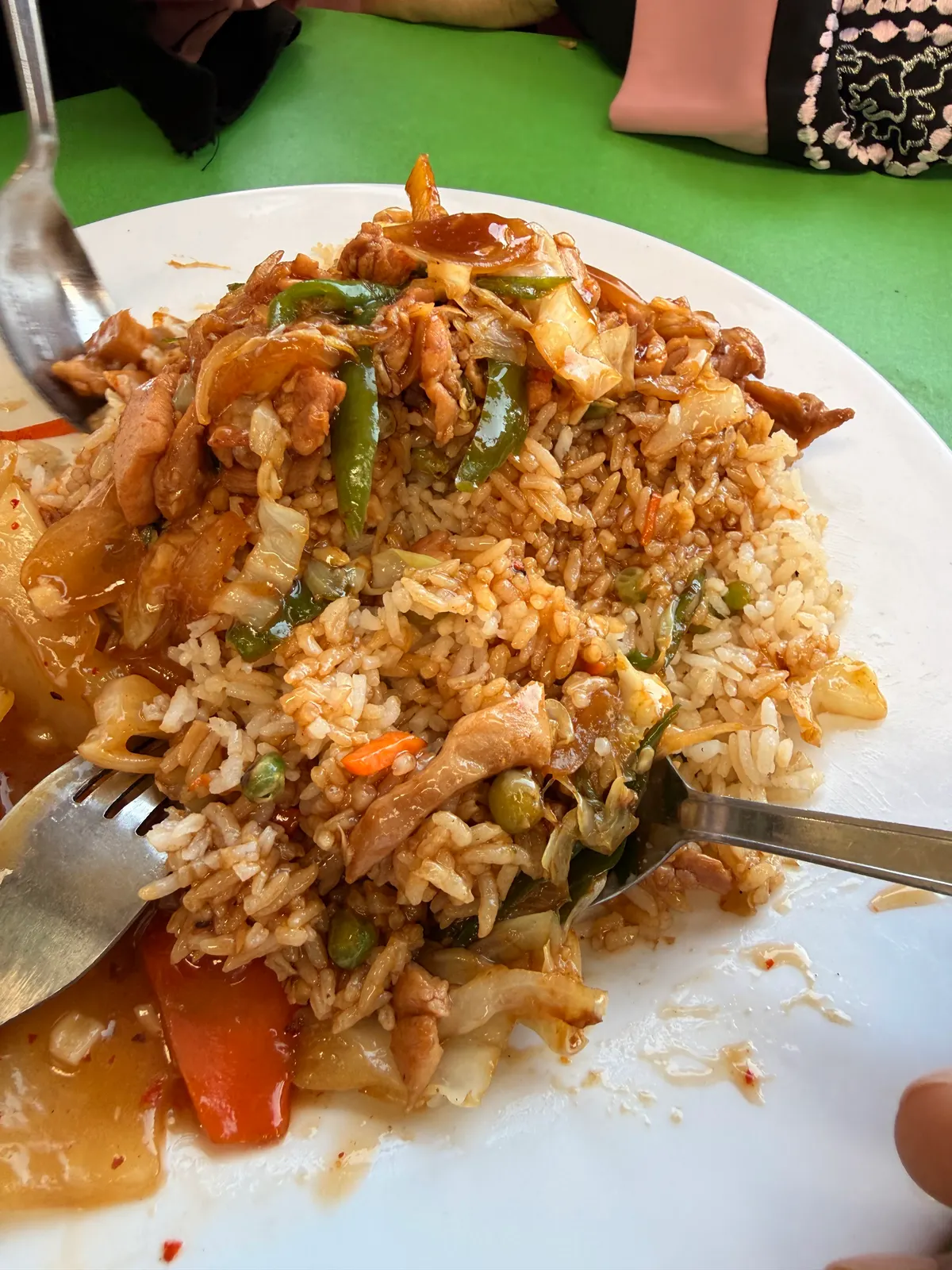 Chinese Chowmein and rice noodles